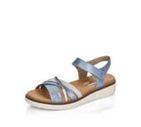 Rieker Remonte Damen D2058 Sandalen, Sandali Donna, Blau, 37 EU