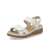 Rieker Sandali classici da donna 62760, sandali da donna, Beige 60, 39 EU Weit