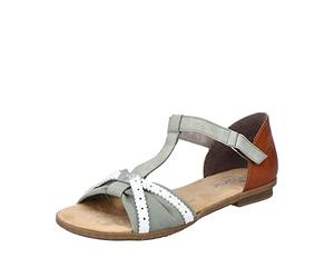 Rieker Sandali classici da donna 64250, sandali da donna, bianco, 36 EU