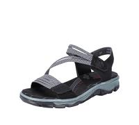 Rieker 68871, Sandali da Trekking Donna, Nero, 37 EU