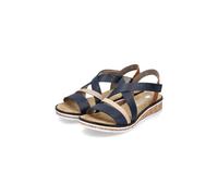 Rieker Sandali Con Tacco Donna V3663-91 Blu Combinato