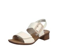 Rieker Sandali da donna 62663 con cinghia, beige, 36 EU