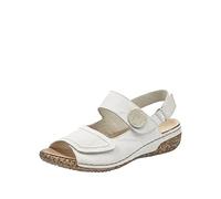 Rieker Sandali da Donna Primavera/Estate V7272 Peeptoe, Bianco Bianco 80, 36 EU