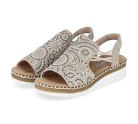 Rieker Sandali da donna V1246, beige, 40 EU