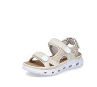 Rieker Sandali da trekking da donna 64074, sandali da donna, Beige 60, 42 EU