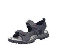 Rieker Sandali da trekking da uomo, 25055, nero, 44 EU