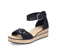 Rieker Sandali classici da donna 63780 - Nero 00 - Taglia 42 EU