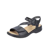 Rieker Sandali donna 64561, Nero, 36 EU