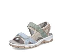 Rieker Sandali classici da donna 68866, sandali da donna, Multi 94, 39 EU Schmal