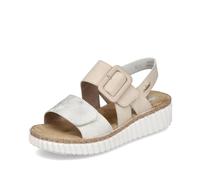 Rieker Sandali Donna 69260, Numero:37 EU, Colore:Beige