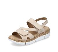 Rieker Sandali moda donna V2366, beige, 41 EU Estrecho