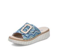 Rieker Sandali Pantolette Da Donna Bast Multicolore 69253