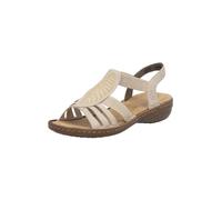 Rieker - 608C0 Beige - Sandali e scarpe aperte 37 Beige