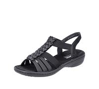 Rieker Sandali da donna 60809 Nero 39 EU