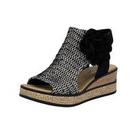 Rieker Sandalo da donna, 63791, nero, 37 EU
