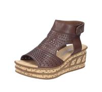 Rieker Sandalo da Donna, 68185, Marrone, 39 EU