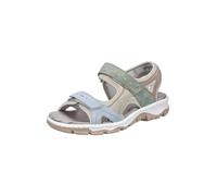 Rieker Sandalo da trekking beige / crema / blu pastello / verde chiaro Donna Rieker 41