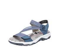 Rieker Sandalo da trekking blu fumo / blu colomba / bianco Donna Rieker 39