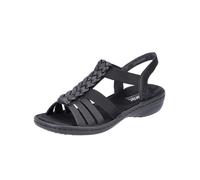 Rieker Sandali da donna 60809 Nero 39 EU