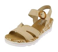 Rieker, sandals Donna, beige, 40 EU