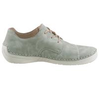 Rieker Donna Scarpe Stringate 52528, Signora Scarpe comode,Soletta Removibile,Scarpa Bassa Comfort,Lacci,Comodo,Verde (Grün / 52),38 EU / 5 UK