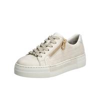 Rieker Scarpe Basse da Donna N4914 con Lacci, Bianco, 38 EU