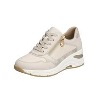 Rieker Scarpe Basse da Donna N9301 con Lacci, Beige., 37 EU
