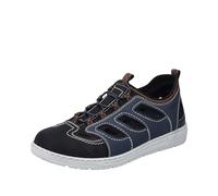 Rieker Scarpe Basse da Uomo 08665, Blu, 40 EU