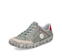 Rieker Scarpe Stringate da Donna L0355, Numero:39 EU, Colore:Verde