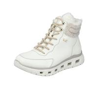 Rieker Schnürstiefel, Stivali Stringati Donna, Bianco, 39 EU