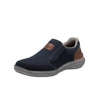 Rieker Slipper Blu Scuro Mesh/Synthetic