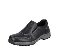 Rieker Slipper, Mocassino Uomo, Nero, 41 EU