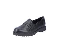 Rieker 45560, Mocassino Donna, Nero 02, 41 EU