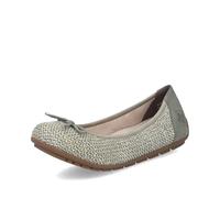 Rieker Sneaker basse da donna 43850, con inserto sciolto, Verde Kombi 52, 37 EU