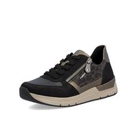 Rieker Sneaker basse da donna 58902, scarpe basse da donna, suola larga, verde, 36 EU