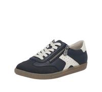 Rieker Sneaker Basse da Donna L9700, con Inserto Sciolto, Blu, 37 EU