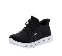 Rieker Sneaker Basse da Donna, M6066, Nero, 37 EU, Nero, 37 EU