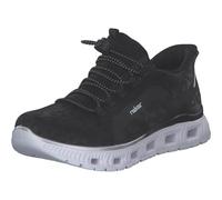 Rieker M6066, Sneaker Basse Donna, Nero, 42 EU