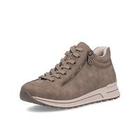 Rieker Sneaker basse da donna N1400, scarpe basse da donna, suola larga, beige., 42 EU