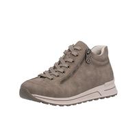 Rieker Sneaker basse da donna N1400, scarpe basse da donna, suola larga, beige., 43 EU