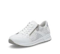 Rieker Sneaker basse da donna N1403, con inserto sciolto, bianco 80., 41 EU Larga