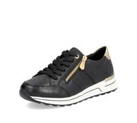 Rieker Sneaker basse da donna N1406, con inserto sciolto, Nero 00., 43 EU Larga