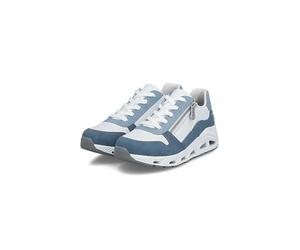 Rieker Sneaker Basse da Donna N5204, Blu, 36 EU