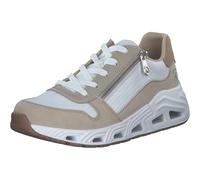 Rieker Sneaker Basse da Donna N5204, Ginger Bianco Argilla Marmo, 39 EU