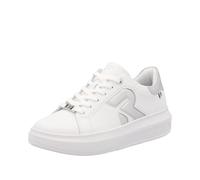 Rieker W1204, Sneaker Basse Donna, Bianco 82, 43 EU
