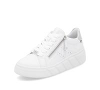 Rieker Sneaker basse da donna W2605, con inserto sciolto, bianco 80., 39 EU