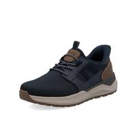 Rieker Sneaker basse da uomo 06051, con inserto sciolto, Blu 14., 41 EU Weit