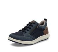 Rieker Sneaker basse da uomo 16901, con inserto sciolto, Blu 14., 41 EU Larga