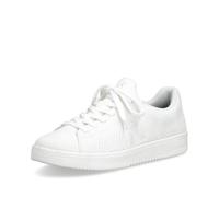 Rieker Sneaker basse da uomo U1904, scarpe basse da uomo, suola larga, bianco 80., 44 EU