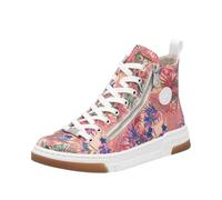 Rieker Sneaker alta blu cobalto / lime / rosé / rosa antico Donna Rieker 37
